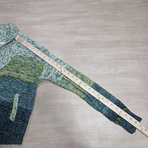 Anthropologie Pilcro Mountain Sunset Embroidered Cardigan Sweater Size Small - Picture 8 of 10